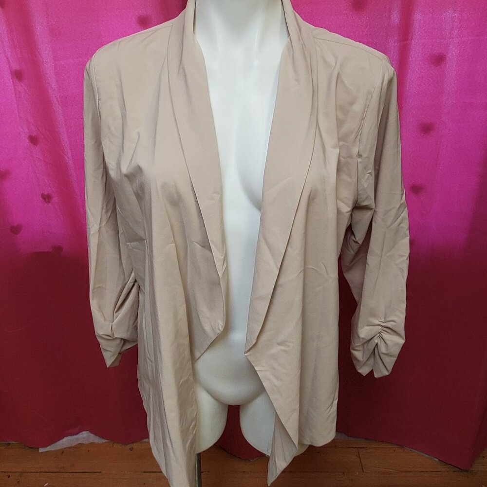 #221 NWT Michel Cream-Colored Dress Jacket Blazer Size 3XL